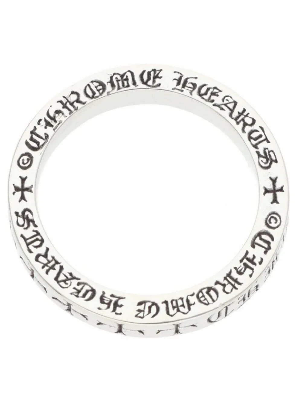 Chrome Hearts Spacer Fckyou Silver Ring